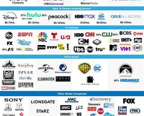 Who Owns the Biggest Entertainment Networks